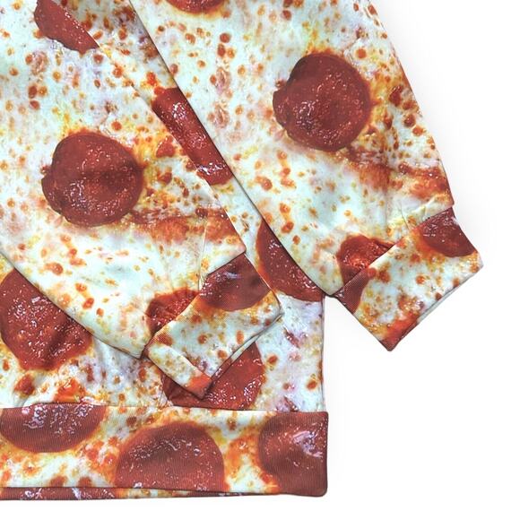 Pepperoni Hoodie Jersey Drawstring Sweatshirt Cosplay Costume Halloween UNISEX - Picture 9 of 11